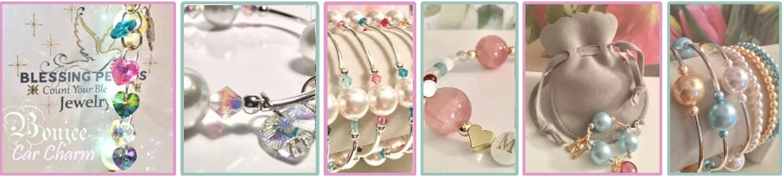 Handmade blessing bracelets, gemestone bracelets, palm gemstones, blessing jewelry